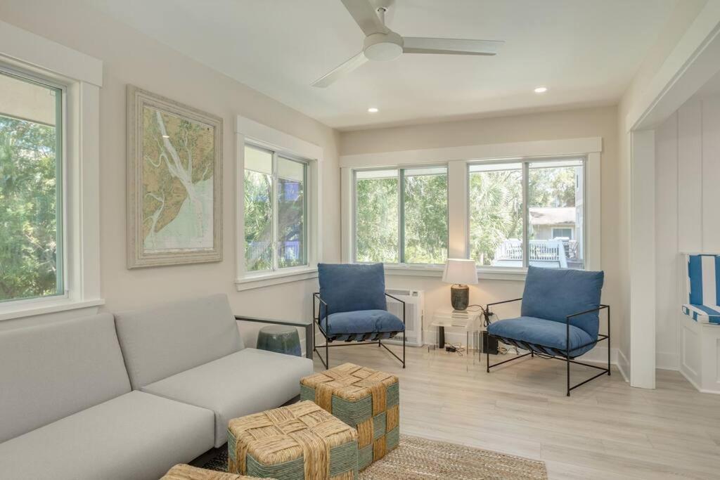 Luxury Beach House - 2Min Walk To Beach - Private Pool - Group & Dog Friendly Hilton Head Island Exterior foto